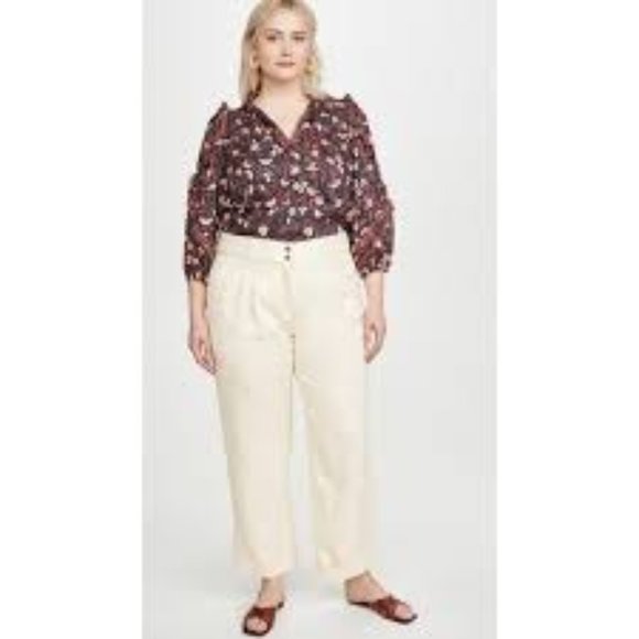 Mara Hoffman Womens Linen Wide Leg Liv Pants